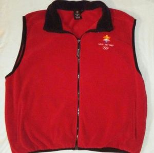2002 Olympic red vest Salt Lake City